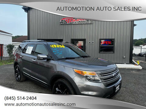 2013 Ford Explorer for sale at Automotion Auto Sales Inc in Kingston NY