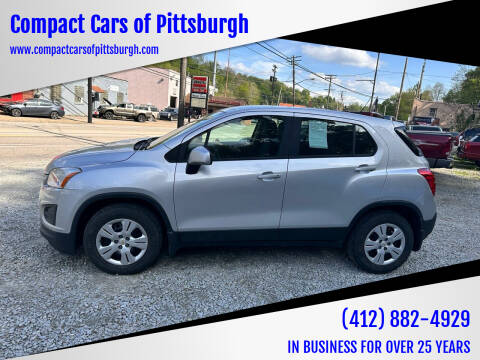 2016 Chevrolet Trax for sale at Compact Cars of Pittsburgh in Pittsburgh PA