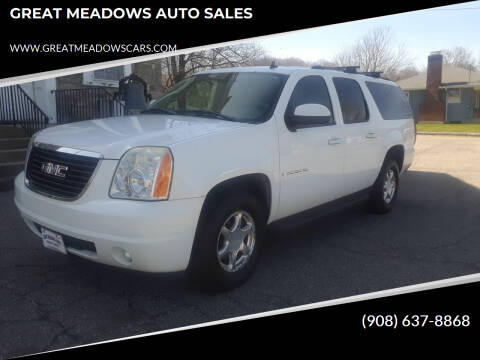 2007 GMC Yukon XL for sale at GREAT MEADOWS AUTO SALES in Great Meadows NJ