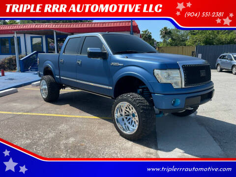 2014 Ford F-150 for sale at TRIPLE RRR AUTOMOTIVE LLC in Jacksonville FL