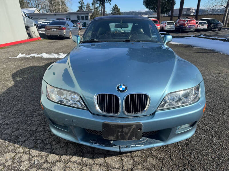 Used 2002 BMW Z3 3 with VIN 4USCN53432LL50597 for sale in Kirkland, WA