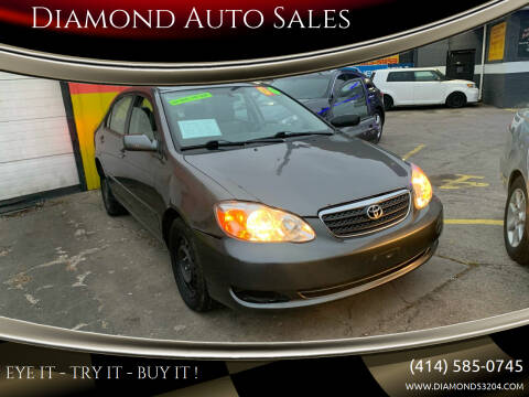 2006 Toyota Corolla for sale at Diamond Auto Sales in Milwaukee WI