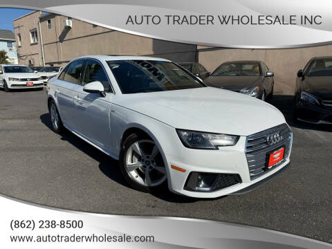 2019 Audi A4 for sale at Auto Trader Wholesale Inc in Saddle Brook NJ