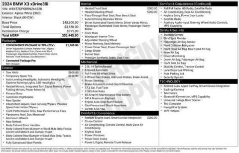 2024 BMW X3 xDrive30i