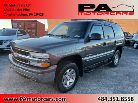 2000 Chevrolet Tahoe for sale at PA Motorcars in Conshohocken PA