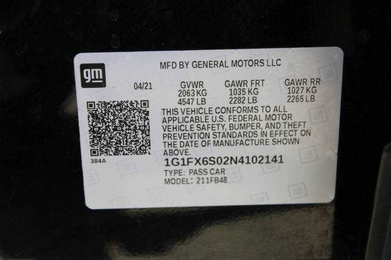2022 Chevrolet Bolt EV 2LT