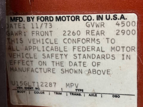 1974 Ford Bronco
