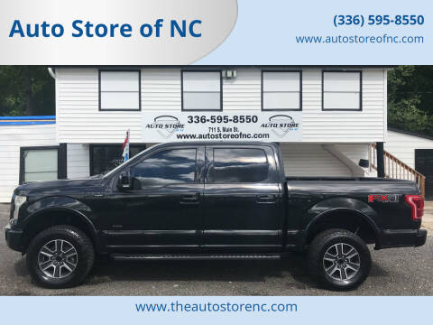 2015 Ford F-150 for sale at Auto Store of NC in Walnut Cove NC