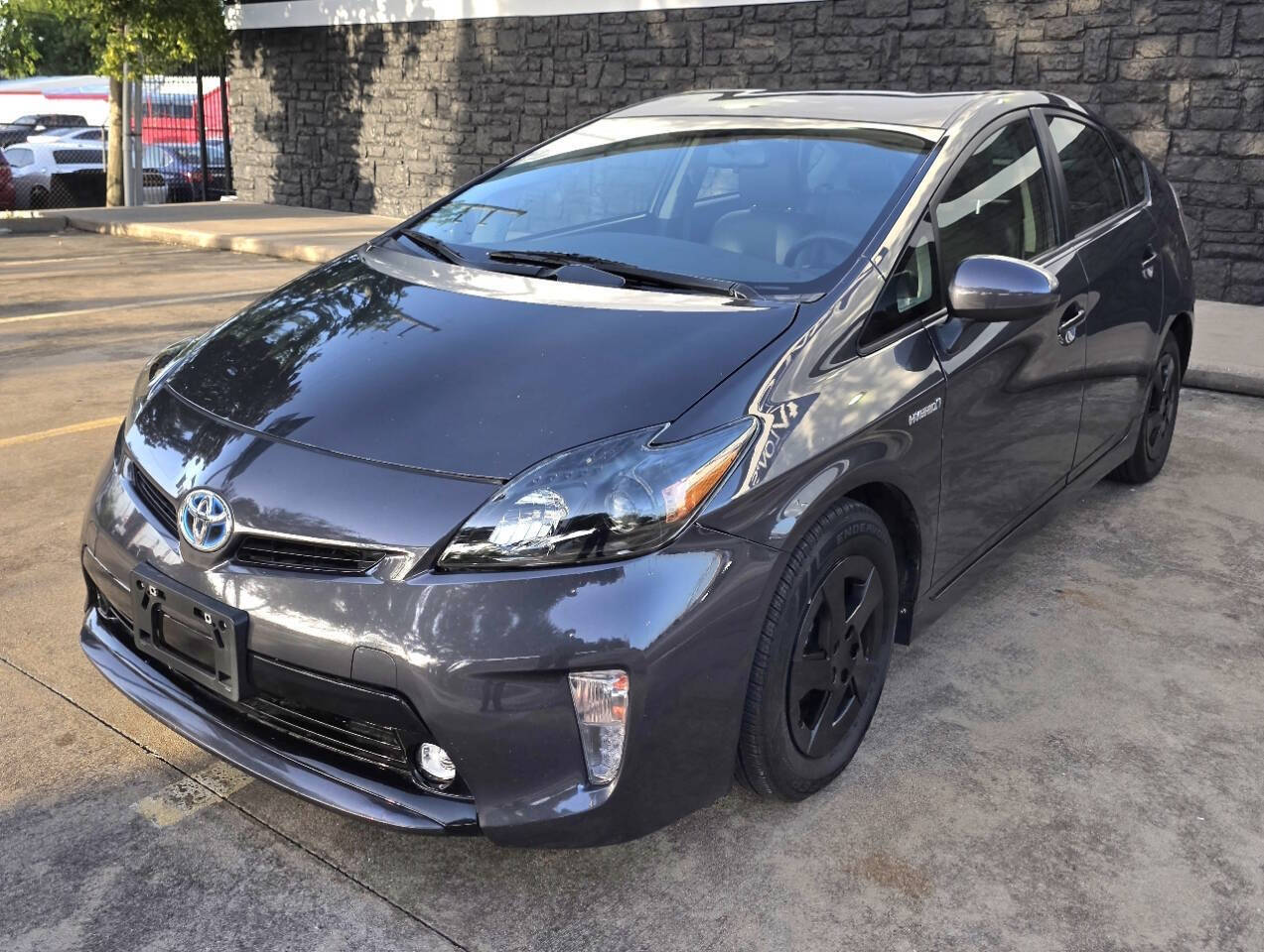 2015 Toyota Prius Three 4dr Hatchback - Gray exterior view 1