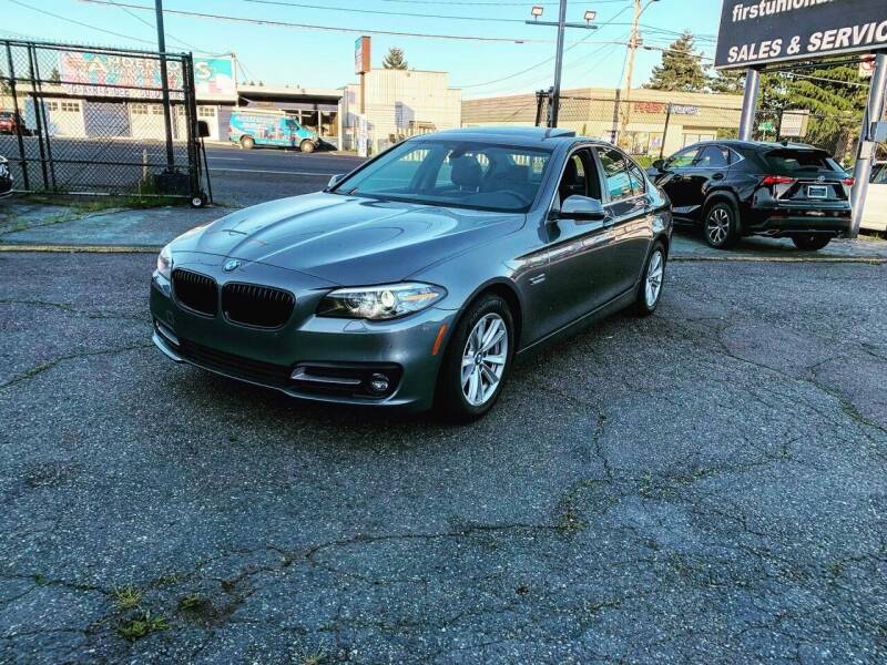 2015 BMW 5 Series for sale at First Union Auto in Seattle WA