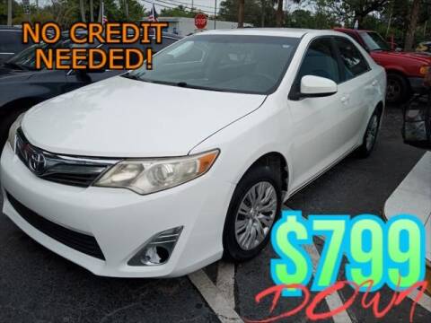 2012 Toyota Camry for sale at Blue Lagoon Auto Sales in Plantation FL