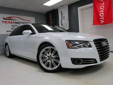 2013 Audi A8 L for sale at TEAM MOTORS LLC in East Dundee IL