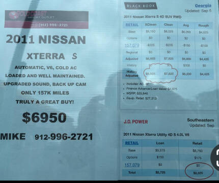 2011 Nissan Xterra S