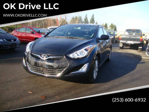 2015 Hyundai Elantra for sale at OK Drive LLC in Federal Way WA