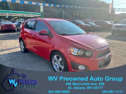 2015 Chevrolet Sonic for sale at WV PREOWNED AUTO GROUP in Saint Albans WV