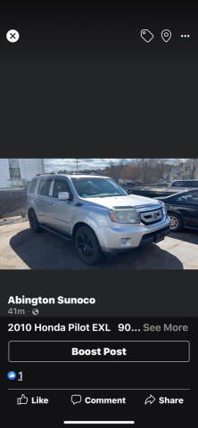 2010 Honda Pilot for sale at Abington Sunoco Auto Service Tire & Towing in Abington MA