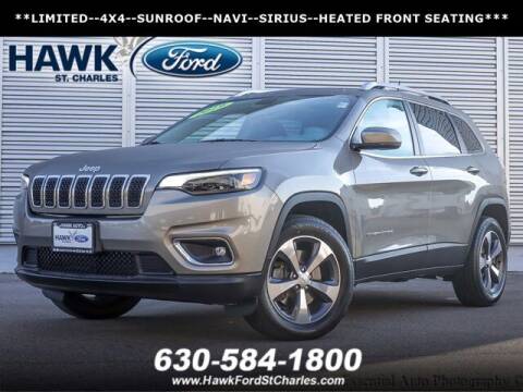 2019 Jeep Cherokee for sale at Hawk Ford of St. Charles in Saint Charles IL