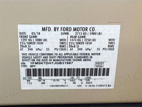 2018 Ford Explorer XLT