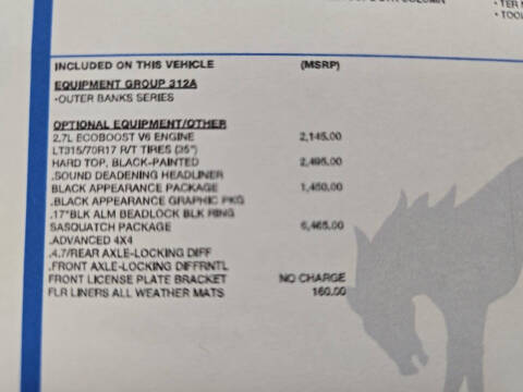 2025 Ford Bronco Outer Banks