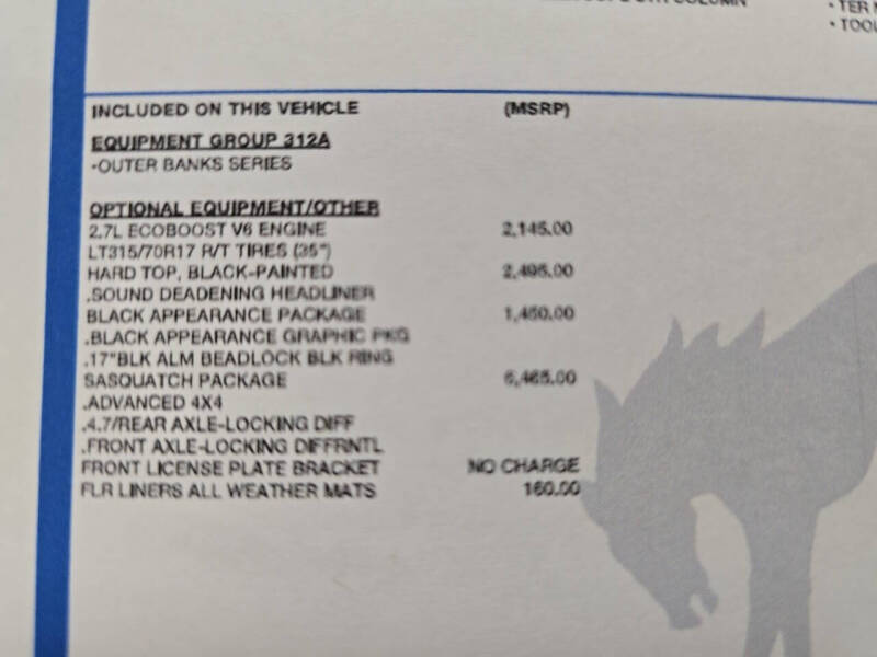 2025 Ford Bronco Outer Banks