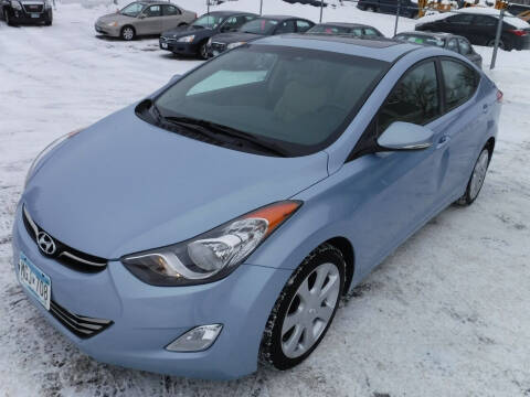 2012 Hyundai Elantra for sale at J & K Auto in Saint Bonifacius MN