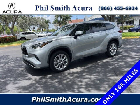 2021 Toyota Highlander for sale at PHIL SMITH AUTOMOTIVE GROUP - Phil Smith Acura in Pompano Beach FL