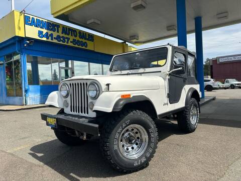 1981 Jeep CJ-5 for sale at Earnest Auto Sales in Roseburg OR