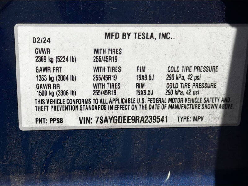 2024 Tesla Model Y Long Range