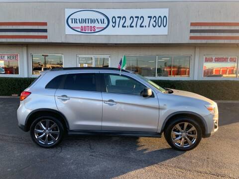 2013 Mitsubishi Outlander Sport for sale at Traditional Autos in Dallas TX