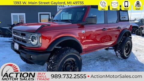 2022 Ford Bronco for sale at Action Motor Sales in Gaylord MI