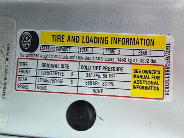 2011 Chevrolet Express 2500