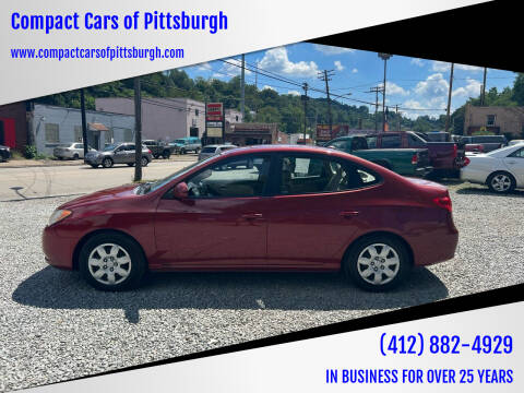 2008 Hyundai Elantra for sale at Compact Cars of Pittsburgh in Pittsburgh PA