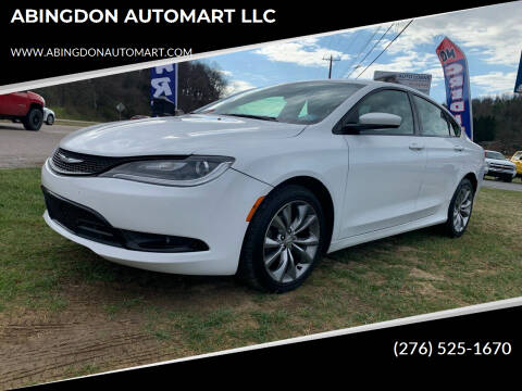 2015 Chrysler 200 for sale at ABINGDON AUTOMART LLC in Abingdon VA