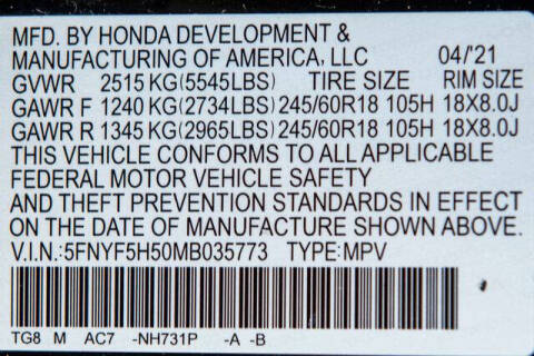 2021 Honda Pilot EX-L