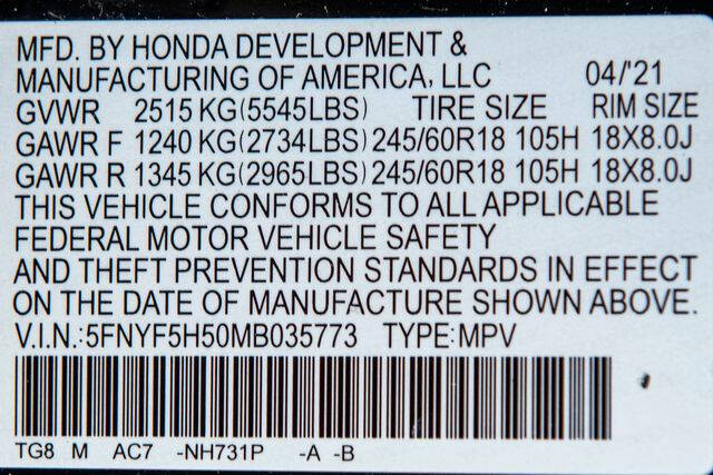 2021 Honda Pilot EX-L