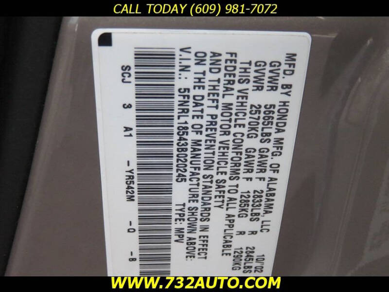 2003 Honda Odyssey LX