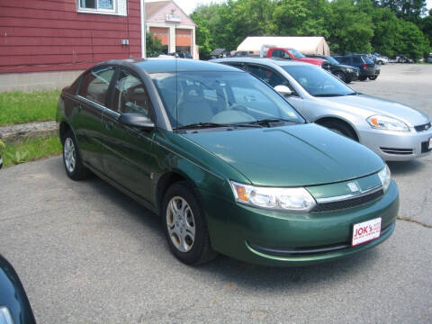 2004 Saturn Ion for sale at Joks Auto Sales & SVC INC in Hudson NH