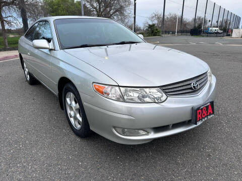 2003 Toyota Camry Solara for sale at R&A Auto Sales, inc. in Sacramento CA