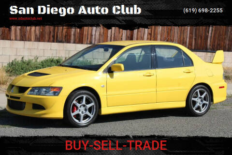 2003 Mitsubishi Lancer Evolution for sale at San Diego Auto Club in Spring Valley CA