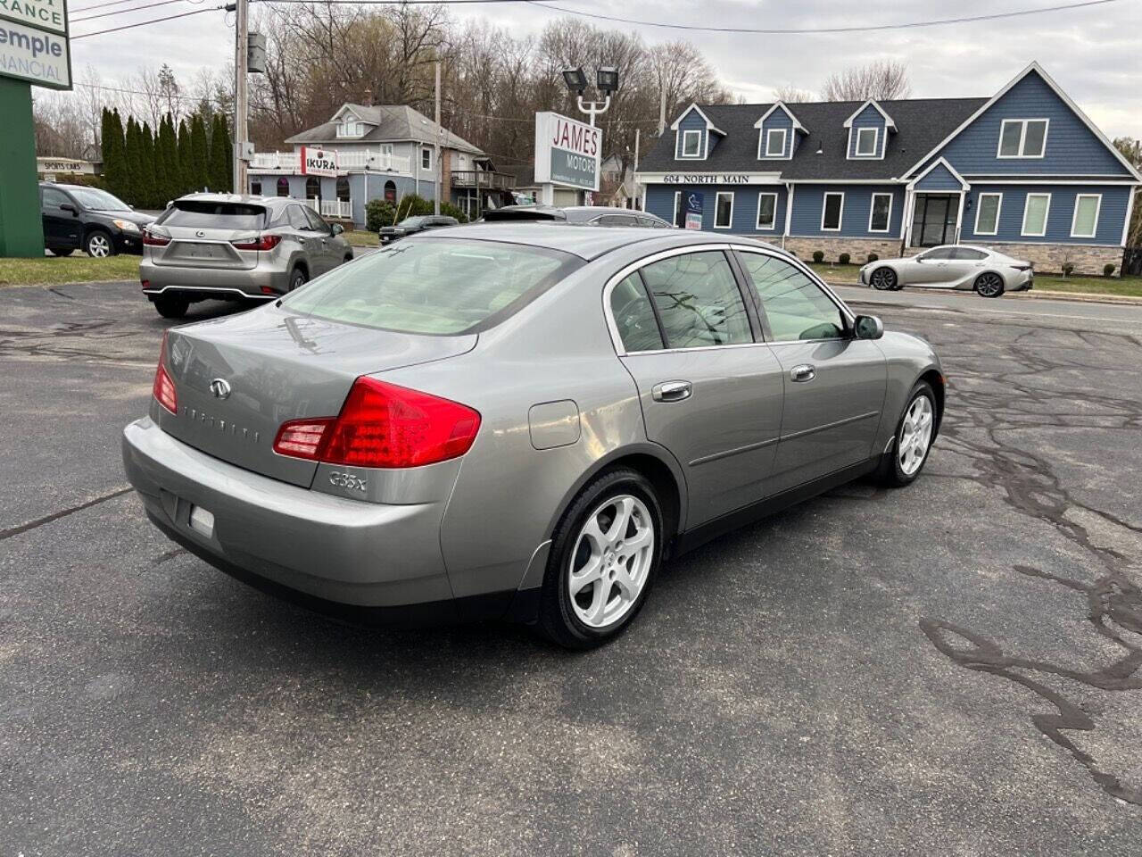 2004 INFINITI G35 for sale at James Motors Inc. in East Longmeadow, MA