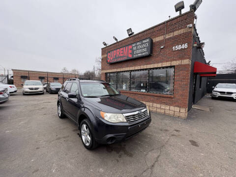 2010 Subaru Forester for sale at Supreme Motor Groups in Detroit MI