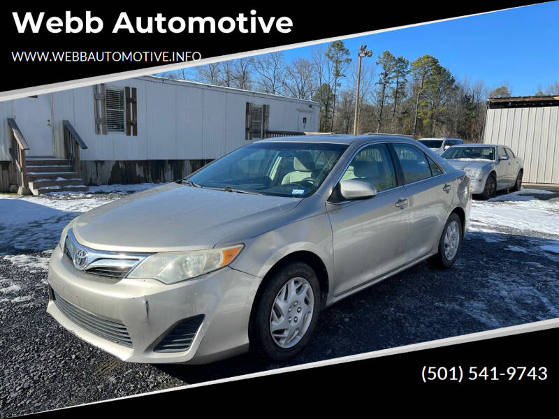 2013 Toyota Camry for sale at Webb Automotive in Maumelle AR