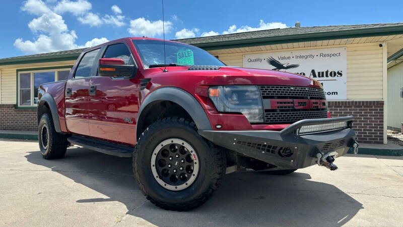Used 2014 Ford F-150 SVT Raptor with VIN 1FTFW1R6XEFD09856 for sale in Mcpherson, KS