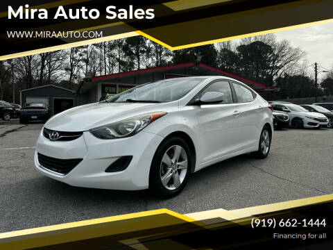 2013 Hyundai Elantra for sale at Mira Auto Sales in Raleigh NC