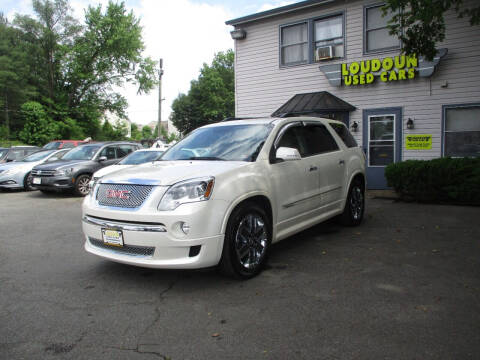 2012 GMC Acadia for sale at Loudoun Used Cars in Leesburg VA