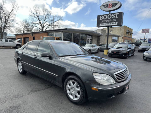 2002 Mercedes-Benz S-Class for sale at BOOST AUTO SALES in Saint Louis MO