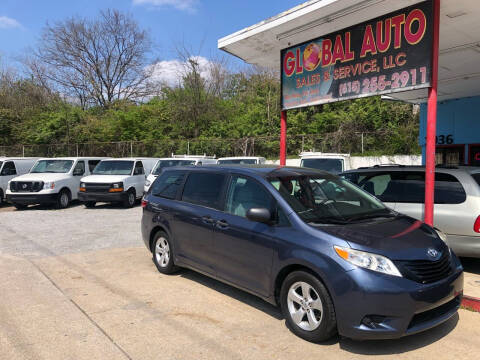 2015 Toyota Sienna for sale at Global Auto Sales and Service in Nashville TN