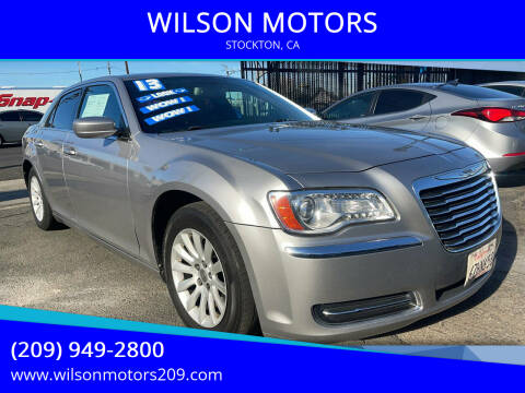 2013 Chrysler 300 for sale at WILSON MOTORS in Stockton CA