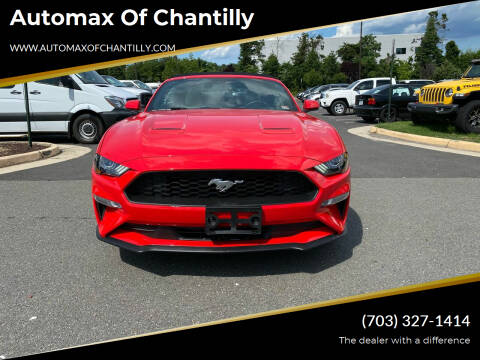 2020 Ford Mustang for sale at Automax of Chantilly in Chantilly VA