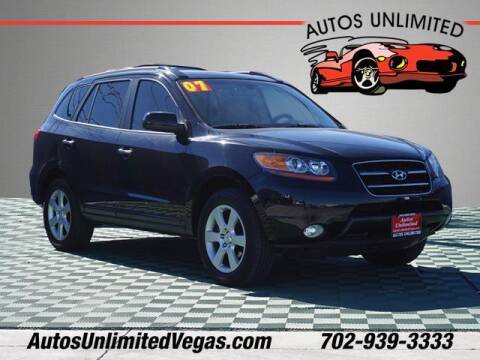 2007 Hyundai Santa Fe for sale at Autos Unlimited in Las Vegas NV